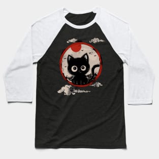 Kawaii Cat Balloons Baseball T-Shirt